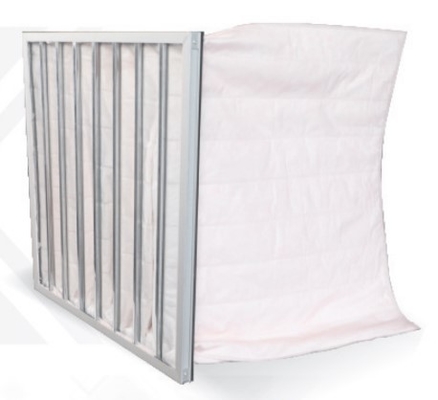 Practical Synthetic Pocket Air Filter 450Pa F5/M5 Extruded Aluminum Frame