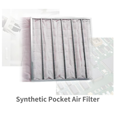 Practical Synthetic Pocket Air Filter 450Pa F5/M5 Extruded Aluminum Frame