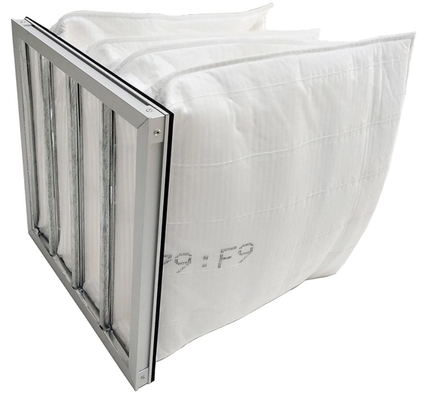 Practical 600Pa Synthetic Bag Filter , M5 M6 Multipurpose Glass Fiber Air Filter