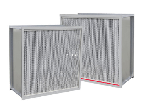 H13 H14 180 Celsius High Velocity Heat Resistant HEPA Filter For Pharmaceutical