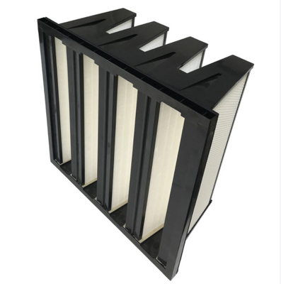 ABS Multipurpose V Bank Hepa Filters , Non Corroding Gas Turbine Air Filter
