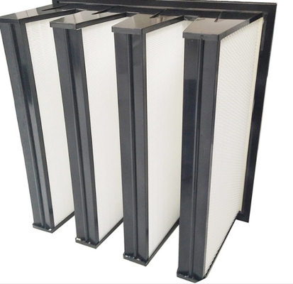 ABS Multipurpose V Bank Hepa Filters , Non Corroding Gas Turbine Air Filter