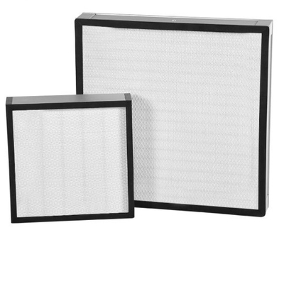 Galvanized Pleated Filter Element H13 HEPA Glass Fiber Media