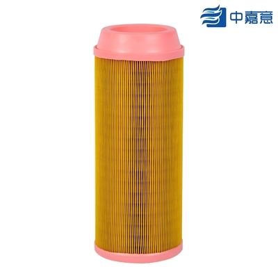 Cellulose Cylinder Air Filter 5-10 Micron Durable For Mann C14200