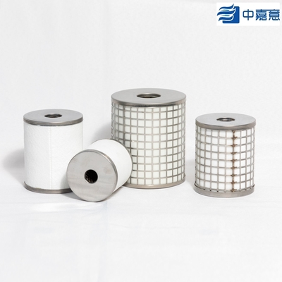 ISO9001 Compressed Air Filter Element Fiberglass Material For SMC