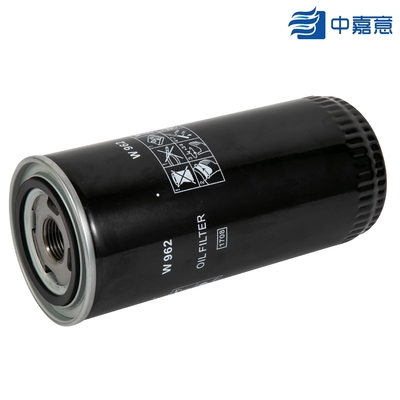 Fiberglass WD962 MANN Oil Filter , Textile Spin On Hydraulic Oil Filter
