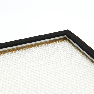 Galvanized Pleated Filter Element H13 HEPA Glass Fiber Media