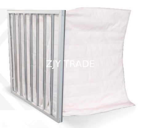 Practical Synthetic Pocket Air Filter 450Pa F5/M5 Extruded Aluminum Frame