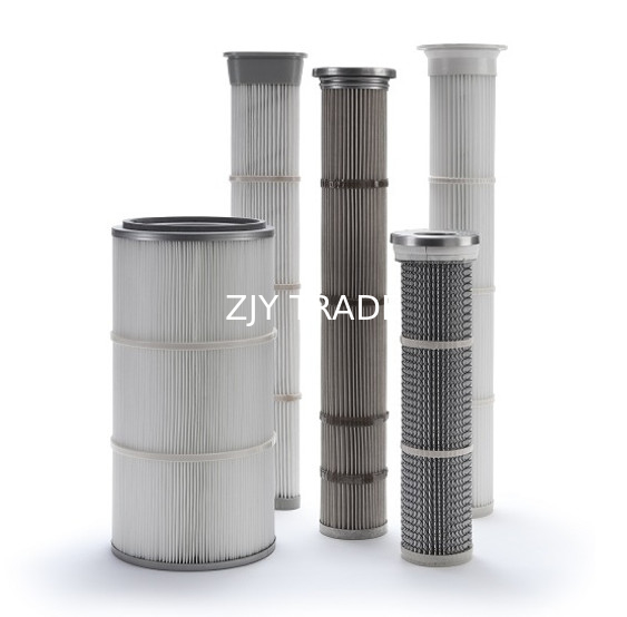 Consistent Pleated Polyester Filter Cartridge Multipurpose Practical Stable