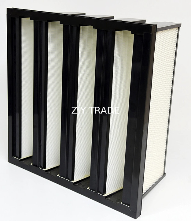 H12 H13 Air Intake Gas Turbine Filter Galvanized Steel Frame