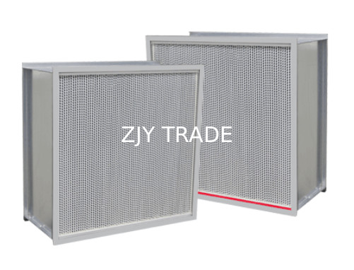 H13 H14 180 Celsius High Velocity Heat Resistant HEPA Filter For Pharmaceutical