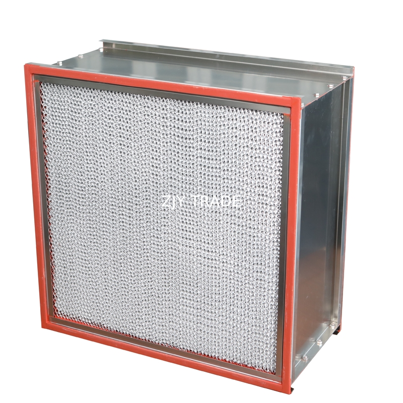 Glass Fiber HEPA Separator Filter Element Anticorrosive Stainless Steel